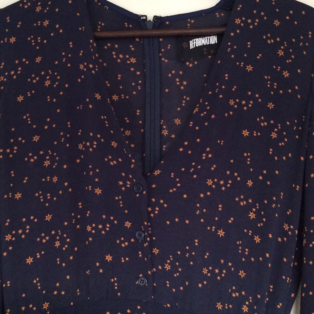 Reformation Calla Dress in Celestial - Picture 4 of 4